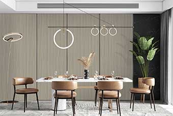 张家口轻奢风格-餐厅