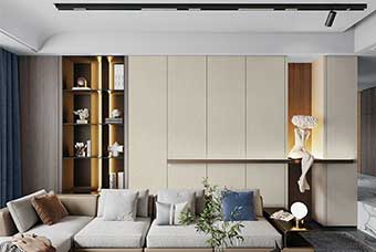 张家口北欧风格-客厅