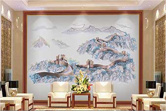 张家口森佰汇航空纤维墙咔（唯我中华）