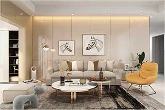 张家口客厅空间案例