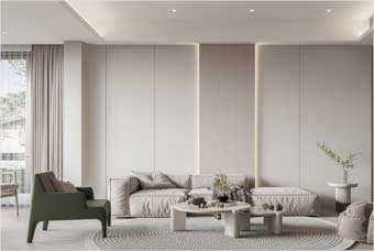 张家口客厅空间案例