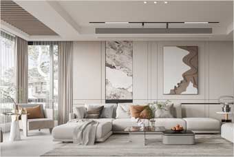 张家口客厅空间案例