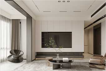 张家口客厅空间案例